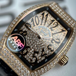 Đồng Hồ Franck Muller V32 Nữ Đính Full Đá Rose Gold ABF 36mm (3)