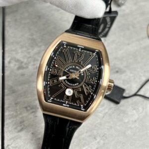 Đồng Hồ Franck Muller V45 Rose Gold Replica ABF Factory Màu Đen 45mm (8)