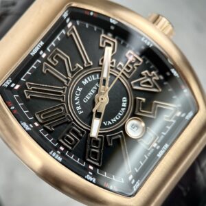 Đồng Hồ Franck Muller V45 Rose Gold Replica ABF Factory Màu Đen 45mm (8)