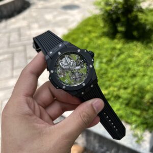 Đồng Hồ Hublot Big Bang Tourbillon Vỏ Gốm Đen JB Factory 45mm (1)