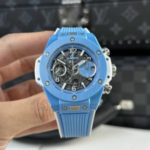 Đồng Hồ Hublot Big Bang Unico Ceramic Sky Blue Rep 11 Nhà Máy BBF (1)