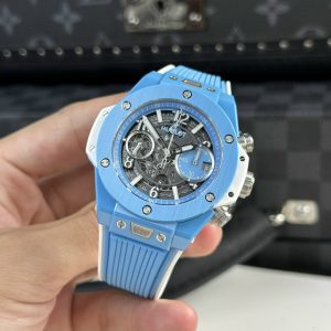 Đồng Hồ Hublot Big Bang Unico Ceramic Sky Blue Rep 11 Nhà Máy BBF (1)