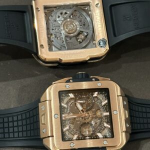 Đồng Hồ Hublot Big Big Square Replica 11 Màu Vàng Hồng 42mm (1)
