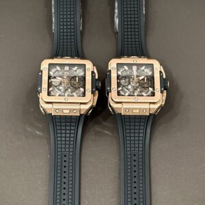 Đồng Hồ Hublot Big Big Square Replica 11 Màu Vàng Hồng 42mm (1)