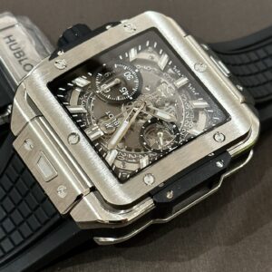 Đồng Hồ Hublot Big Big Square Replica 11 Titanium Nhà Máy BBF 42mm (1)