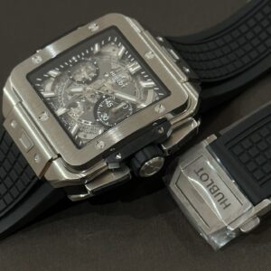 Đồng Hồ Hublot Big Big Square Replica 11 Titanium Nhà Máy BBF 42mm (1)