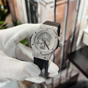 Đồng Hồ Hublot Classic Fusion Đính Moissanite Đầu Lâu Nam 42mm (4)