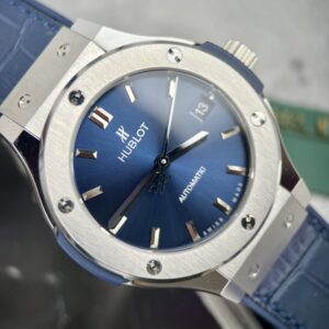 Đồng Hồ Hublot Classic Fusion Titanium Replica 11 Màu Xanh Dương JJF 38mm (7)