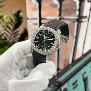 Đồng Hồ Patek Philippe Aquanaut 5167 Chế Tác Kim Cương Tự Nhiên 40mm (1)