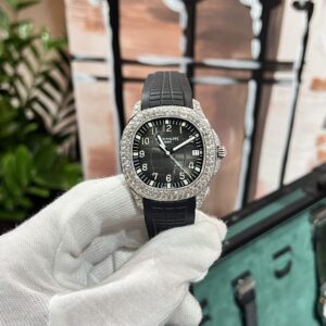 Đồng Hồ Patek Philippe Aquanaut 5167 Chế Tác Kim Cương Tự Nhiên 40mm (1)