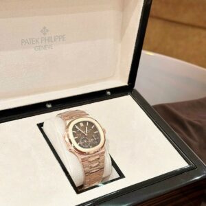Đồng Hồ Patek Philippe Nautilus 5712 Bọc Vàng Mặt Chocolate GRF 40mm (1)