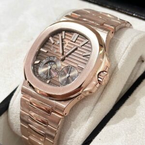 Đồng Hồ Patek Philippe Nautilus 5712 Bọc Vàng Mặt Chocolate GRF 40mm (1)