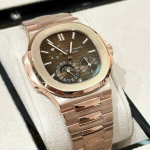 Đồng Hồ Patek Philippe Nautilus 5712 Bọc Vàng Mặt Chocolate GRF 40mm (1)