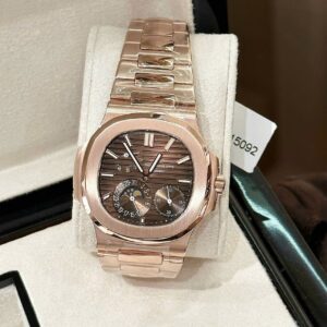 Đồng Hồ Patek Philippe Nautilus 5712 Bọc Vàng Mặt Chocolate GRF 40mm (1)
