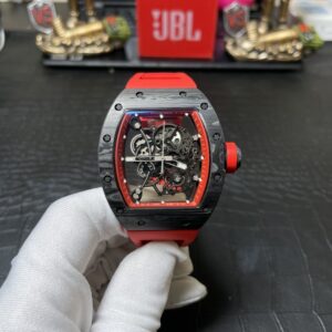 Đồng Hồ Richard Mille RM055 Carbon NTPT Rep 11 BBR Màu Đỏ 45mm (2)