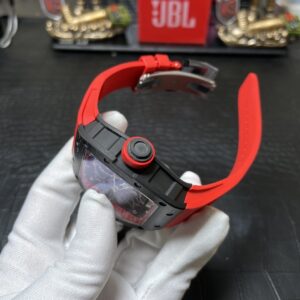 Đồng Hồ Richard Mille RM055 Carbon NTPT Rep 11 BBR Màu Đỏ 45mm (9)