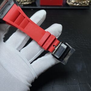 Đồng Hồ Richard Mille RM055 Carbon NTPT Rep 11 BBR Màu Đỏ 45mm (9)