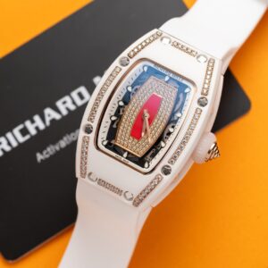 Đồng Hồ Richard Mille RM07-01 Nữ Đính Đá Vỏ Ceramic Trắng 36mm (1)