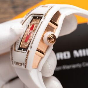 Đồng Hồ Richard Mille RM07-01 Nữ Đính Đá Vỏ Ceramic Trắng 36mm (1)
