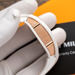 Đồng Hồ Richard Mille RM07-01 Nữ Đính Đá Vỏ Ceramic Trắng 36mm (1)