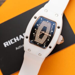 Đồng Hồ Richard Mille RM07-01 Nữ Vỏ Gốm Trắng Replica 36mm (2)