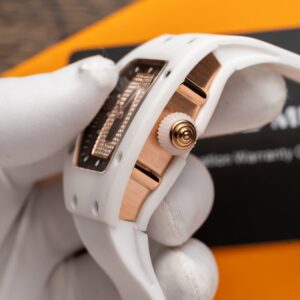 Đồng Hồ Richard Mille RM07-01 Nữ Vỏ Gốm Trắng Replica 36mm (2)