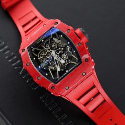 Đồng Hồ Richard Mille RM35-02 Replica 11 Carbon Fiber Màu Đỏ 45mm (2)