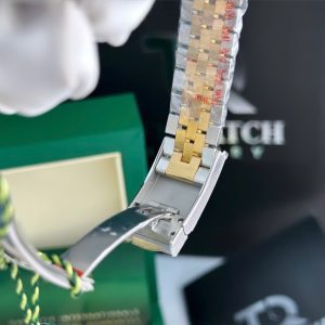 Đồng Hồ Rolex DateJust Bọc Vàng Mặt Vàng Champagne GM Factory Ver 5 41mm (9)