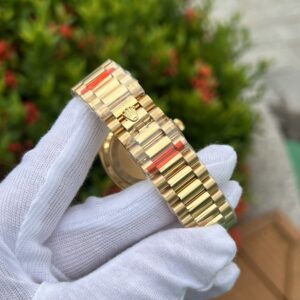 Đồng Hồ Rolex Day-Date 128348RBR Mặt Số Ombre Xanh Lá EW 36mm (8)