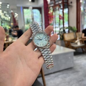 Đồng Hồ Rolex Day-Date 228236 Mặt Xanh Băng Nhà Máy GM 40mm (6)