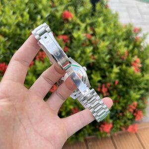 Đồng Hồ Rolex Day-Date Ice Blue Đính Đá Baguette EW 40mm (1)