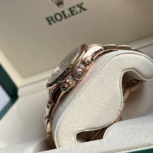 Đồng Hồ Rolex Daytona Rainbow Bọc Vàng Độ Kim Cương Moissanite TW 40mm (6)