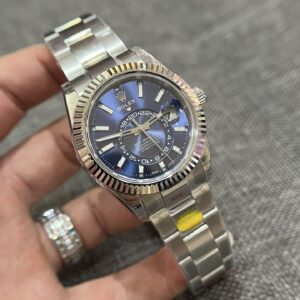 Đồng Hồ Rolex Sky Dweller 326935 Mặt Xanh Dương Nhà Máy Noob 42mm (3)