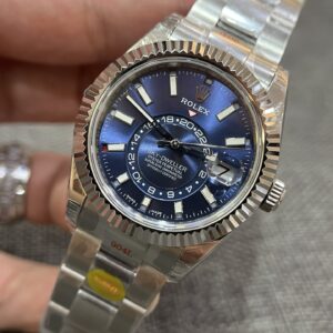 Đồng Hồ Rolex Sky Dweller 326935 Mặt Xanh Dương Nhà Máy Noob 42mm (3)