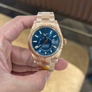Đồng Hồ Rolex Sky-Dweller 336935 Replica 11 Mặt Xanh Lam Nhà Máy Noob 42mm (1)