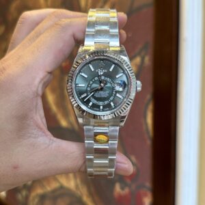 Đồng Hồ Rolex Sky Dweller 326935 Mặt Xanh Lá Nhà Máy Noob 42mm