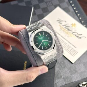 Đồng Hồ Audemars Piguet Replica 11 Royal Oak Jumbo 16202ST Mặt Xanh Lá 39mm (3)
