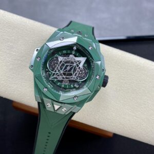 Đồng Hồ Hublot Big Bang Sang Bleu II Ceramic Màu Xanh Lá Cây 44mm (2)