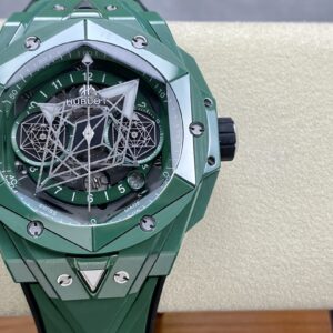 Đồng Hồ Hublot Big Bang Sang Bleu II Ceramic Màu Xanh Lá Cây 44mm (7)