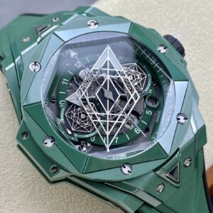 Đồng Hồ Hublot Big Bang Sang Bleu II Ceramic Màu Xanh Lá Cây 44mm (8)