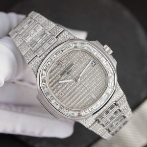 Đồng Hồ Patek Philippe Nautilus 5719 Replica 11 Đính Full Đá (12)