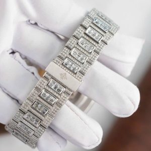 Đồng Hồ Patek Philippe Nautilus 5719 Replica 11 Đính Full Đá (12)