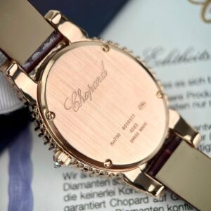 Đồng Hồ Chopard Đính Kim Cương Moissanite Siêu Cấp RoseGold 34mm (4)