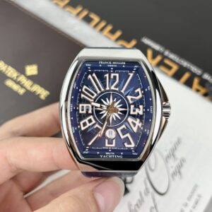 Đồng Hồ Franck Muller V45 Màu Xanh Dương Replica Nhà Máy ABF 45mm (1)