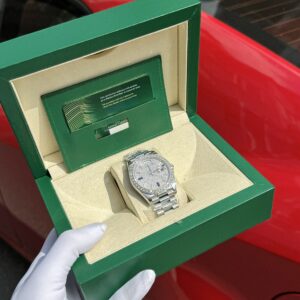 Đồng Hồ Kim Cương Rolex Day-Date Độ Moissanite Replica 11 GM V2 40mm (1)