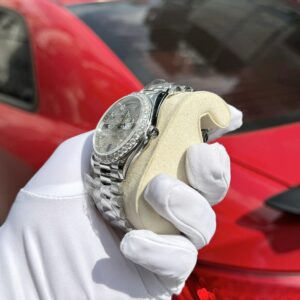 Đồng Hồ Kim Cương Rolex Day-Date Độ Moissanite Replica 11 GM V2 40mm (1)