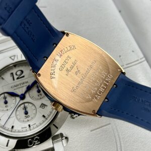 Đồng Hồ Nam Franck Muller V45 Màu Xanh Dương Vỏ Vàng Hồng 45mm (8)