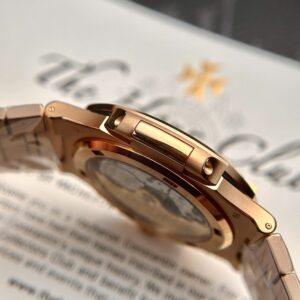 Đồng Hồ Patek Philippe Nautilus 5711 Mặt Nâu Vỏ Vàng Hồng 3K Factory 40mm (2)