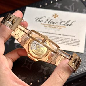 Đồng Hồ Patek Philippe Nautilus 5711 Mặt Nâu Vỏ Vàng Hồng 3K Factory 40mm (2)