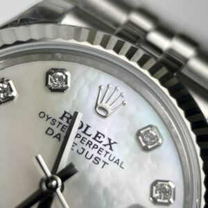 Đồng Hồ Nữ Rolex DateJust Replica 11 Mặt Số Xà Cừ (1)